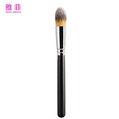 kupować A31 Private Label Flame Shaped Fluffy Foundation Brush z miękkimi włosami z nylonu produkcja online
