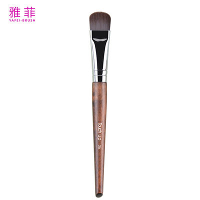 kupować DOŚPRZEDNIE 06 Private Label Fine Thin Flat Liquid Concealer Foundation Brush Syntetyczny włos Miedź OEM ODM Manufacturer produkcja online