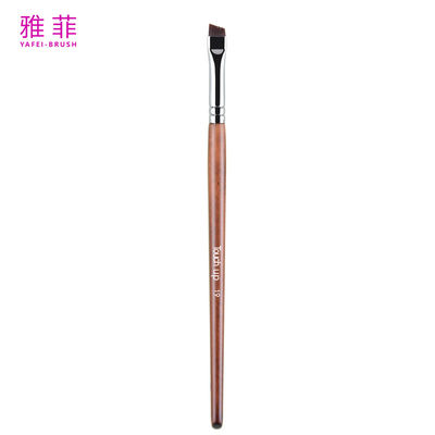 kupować DOTCH UP 19 Custom LOGO Fine Thin Vegan Brow Eyeliner Make-up Brush Wooden Handle produkcja online