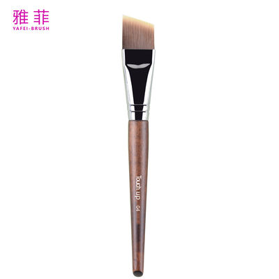 TOUCH UP 04 Foundation Brush Syntetyczna szczotka do włosów miedziana wielofunkcyjna kątowa szczotka do makijażu