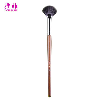 TOUCH UP 09 Profesjonalny Custom Goat Hair Fan Make-up Brush Precision Highlight Kontur Nos Eye Shadow Drzewny uchwyt