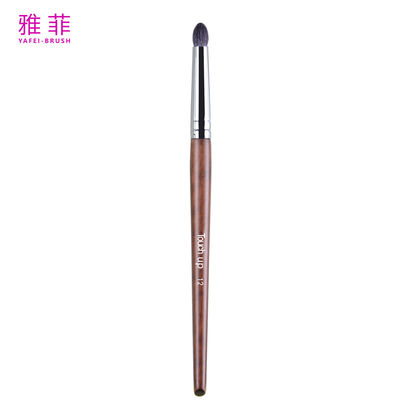 DOTECH UP 12 Profesjonalny Fingertip Smudge Single Nature Hair Wooden Brush Eye Shadow Blending Custom Private Label