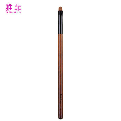 T14 Makiaż na zamówienie Szczotka fabryczna 100% Kolinsky Sable Pure Eyeshadow Wooden Handle Natural Hair