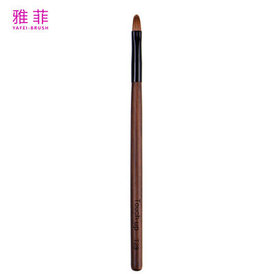 T23 OEM ODM Kolinsky Sable Hair Wooden Handle Private Label Single Lip Detail Fasional Make-up Brush