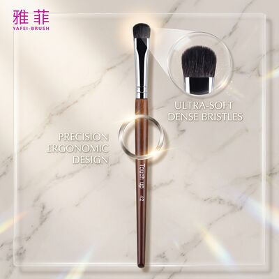 Luxury Smudge Eyeshadow Brush Premium Sable Hair Customizable Design Applicator do makijażu oczu z ergonomiczną rękojeścią